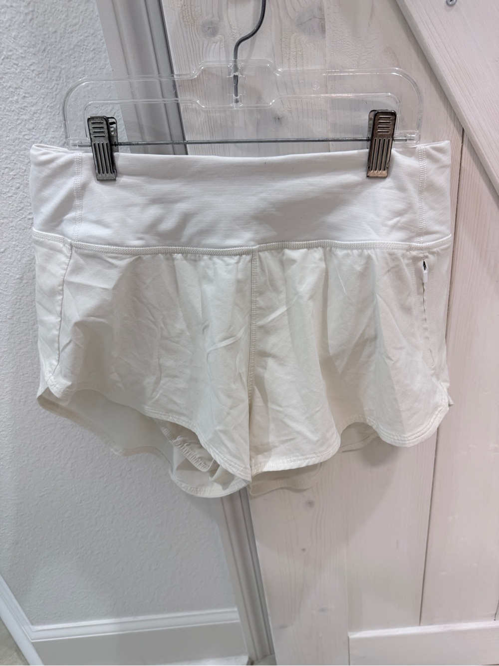 Outdoor Voices White Athletic Shorts